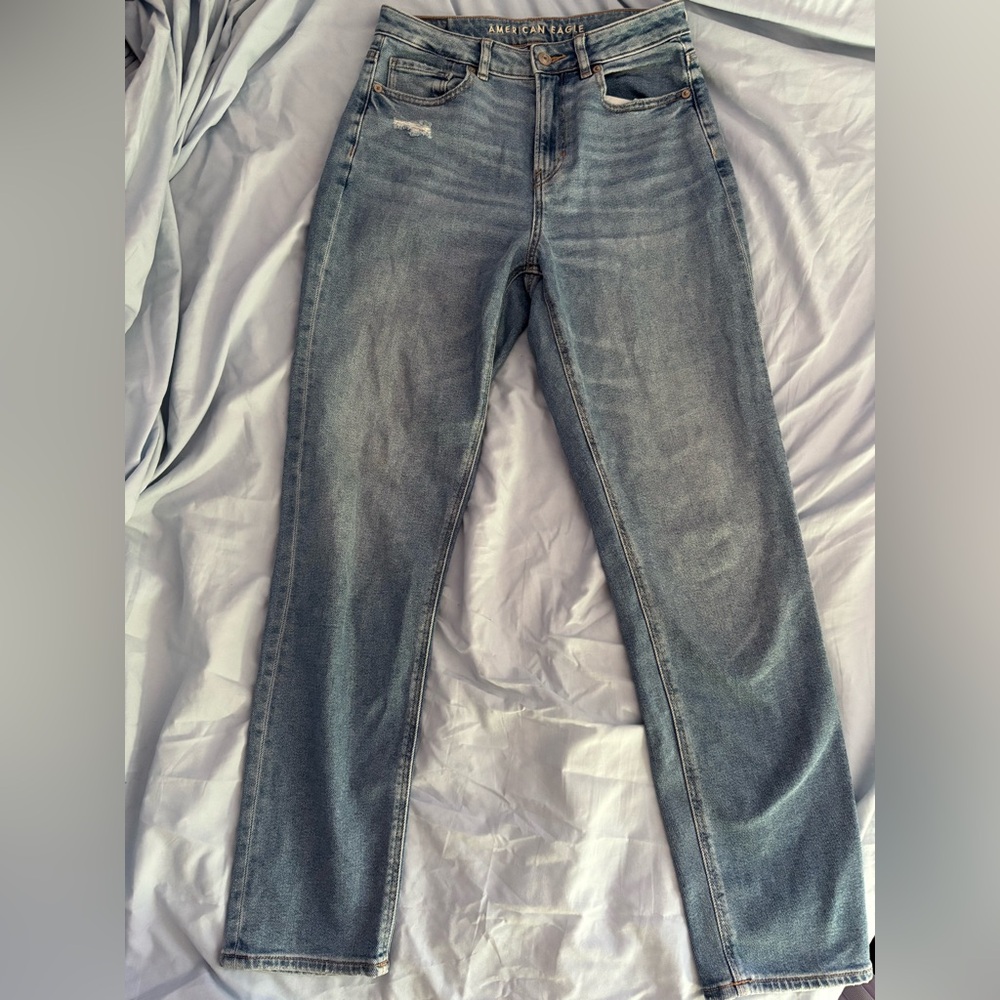 AE Stretch Mom Straight Jean